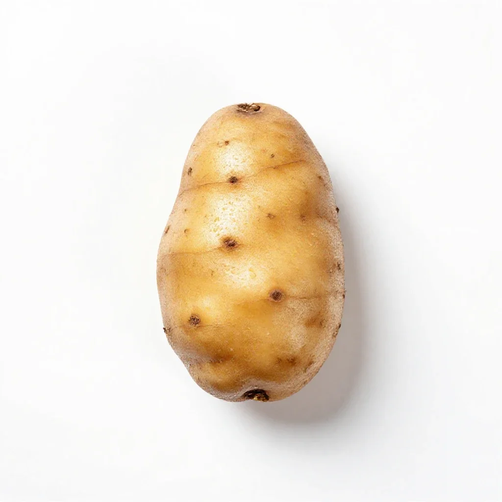 Air potato isolated on a white background