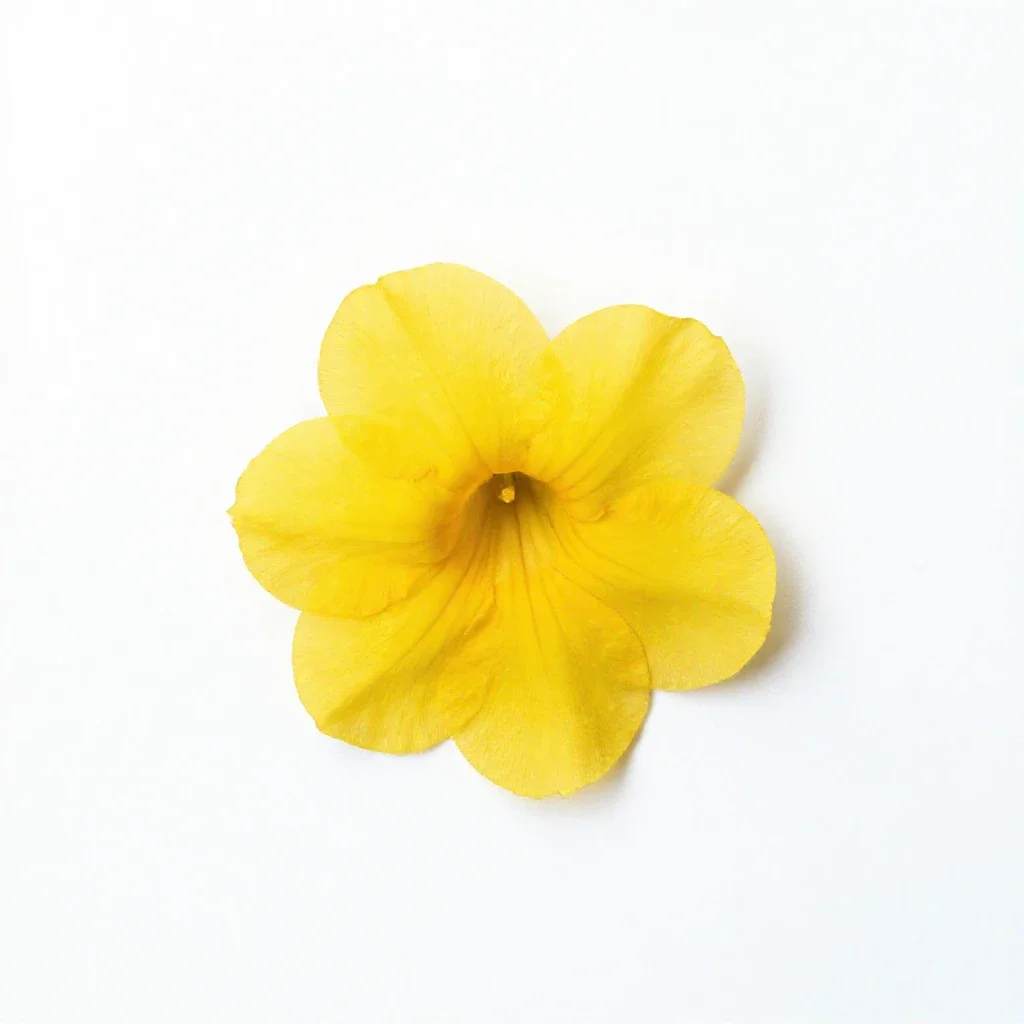 Allamanda isolated on a white background