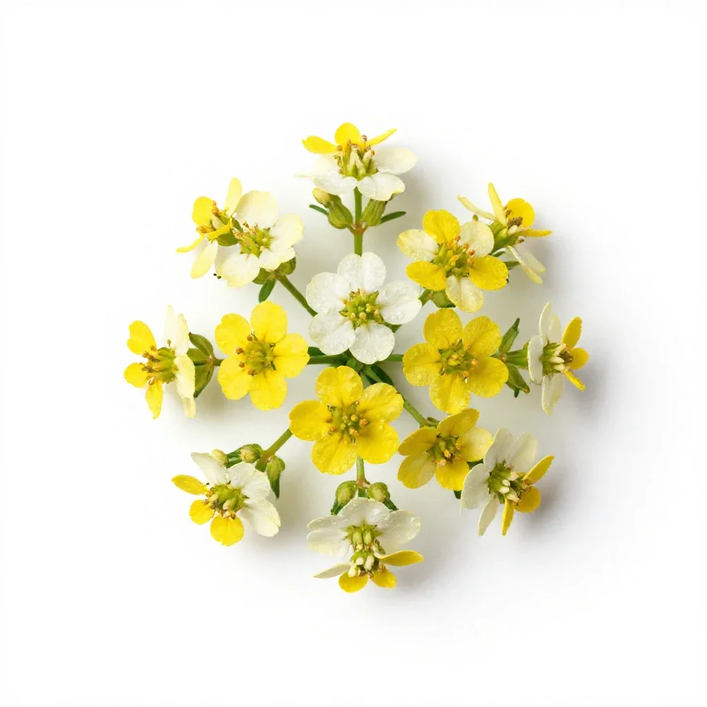 Alyssum isolated on a white background