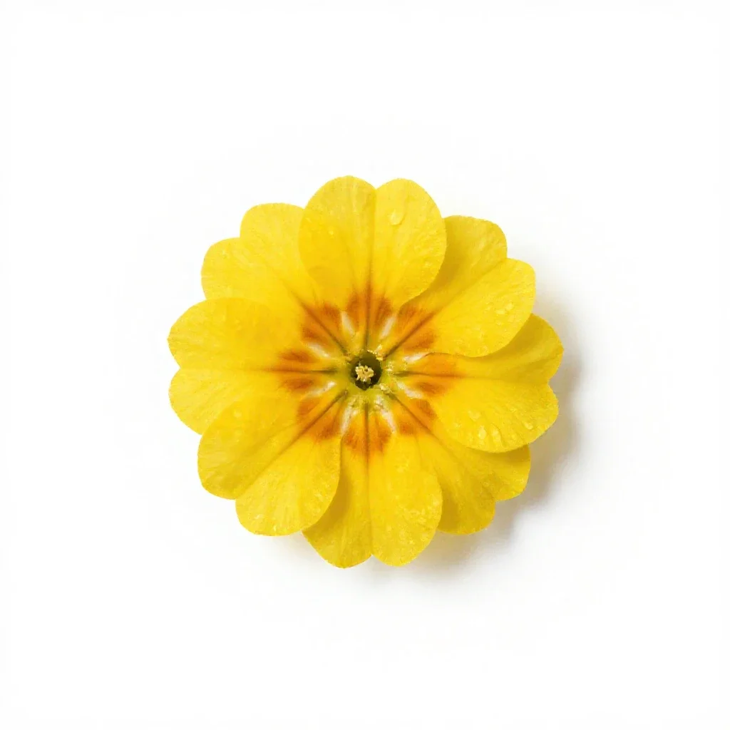 Auricula isolated on a white background