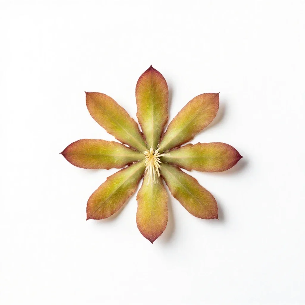 Epiphyllum isolated on a white background