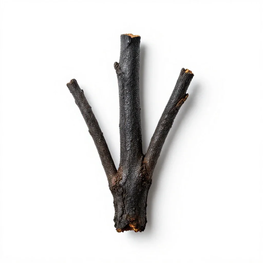 Black mallee isolated on a white background