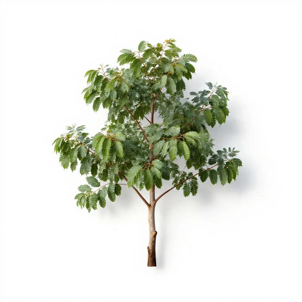 Blue gum isolated on a white background