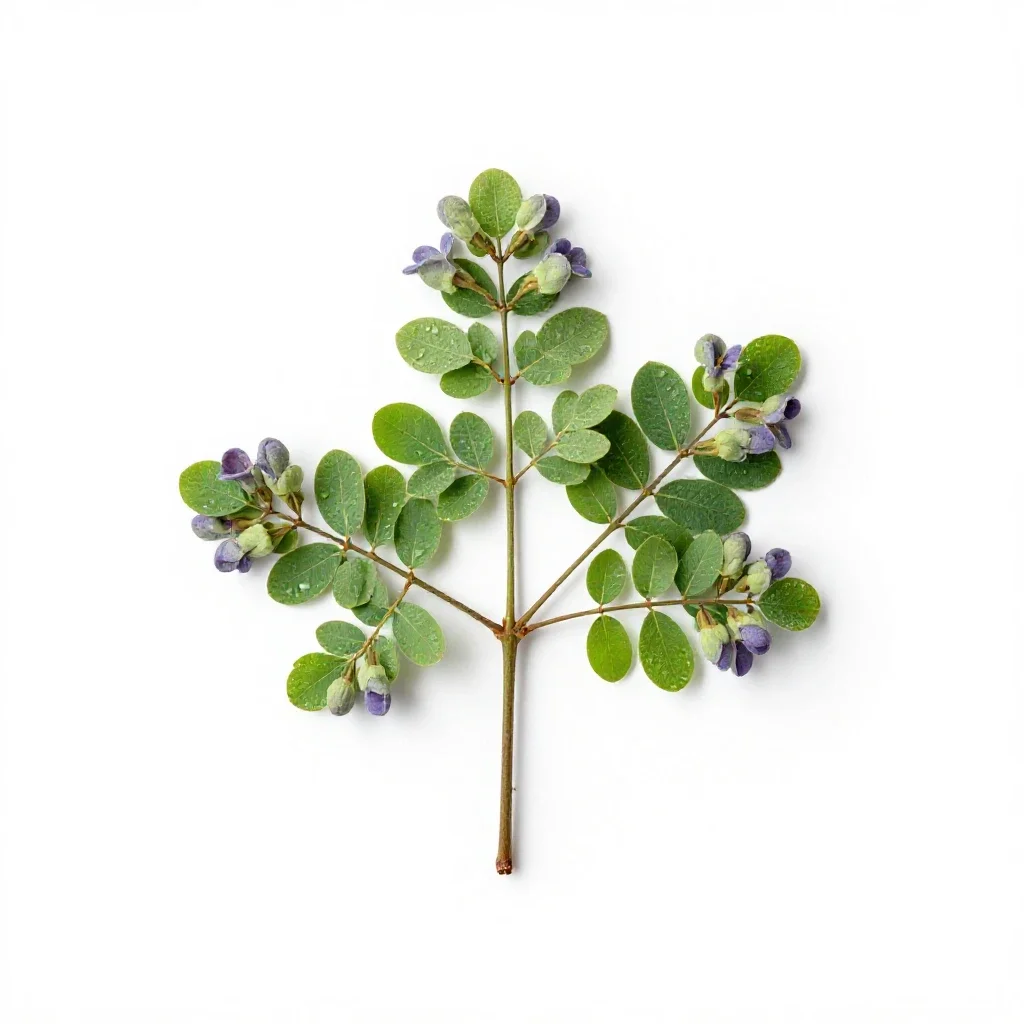 Bocconia isolated on a white background