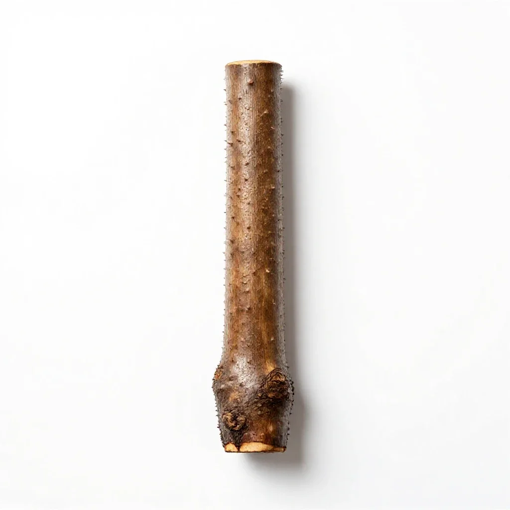 Brazilwood isolated on a white background