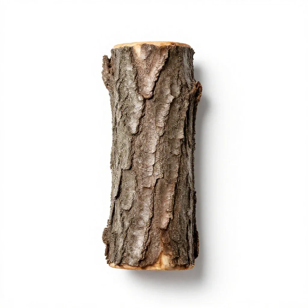 Cabbage bark isolated on a white background