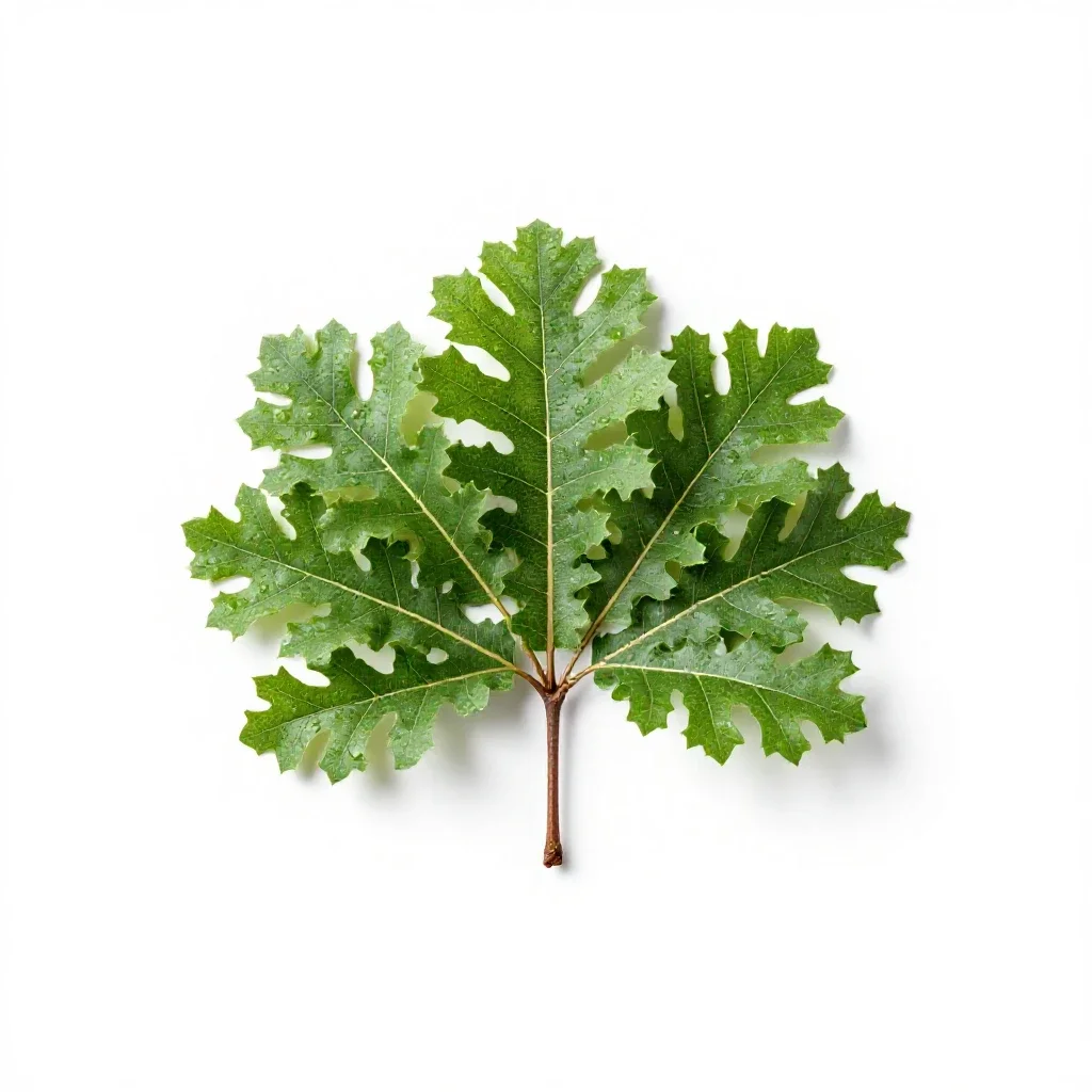 Canyon oak isolated on a white background