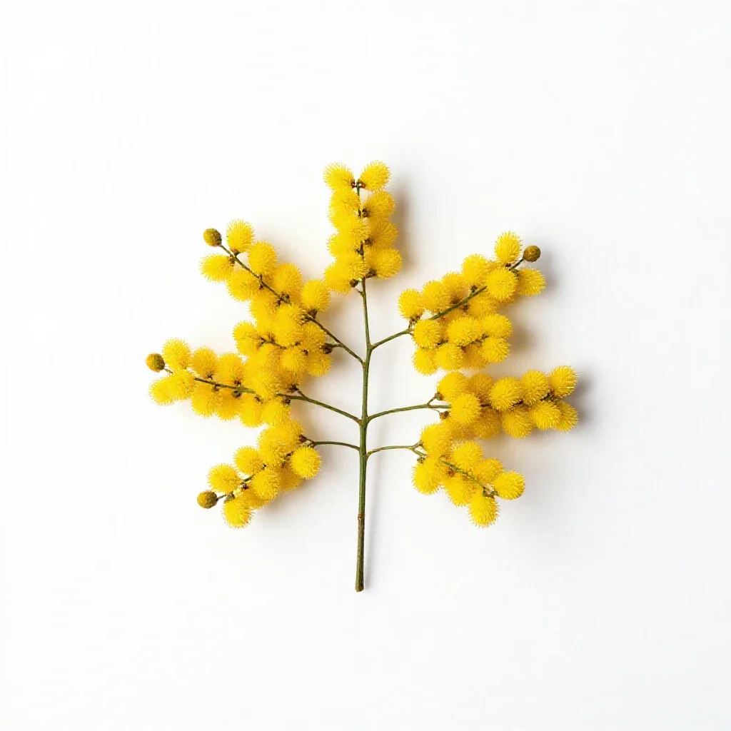 Casuarina isolated on a white background