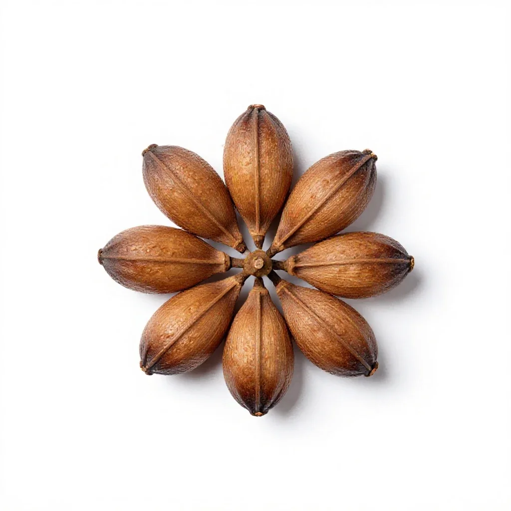Chaulmoogra isolated on a white background