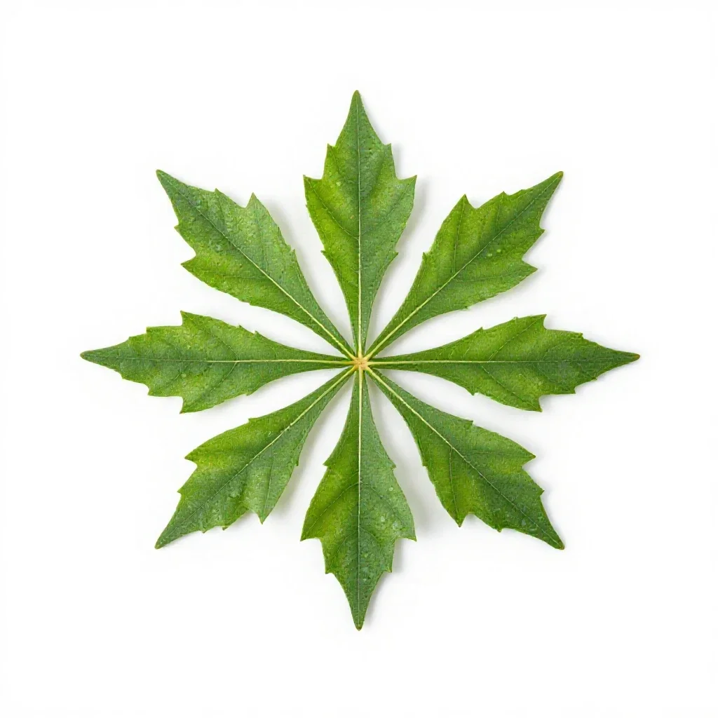 Devilwood isolated on a white background