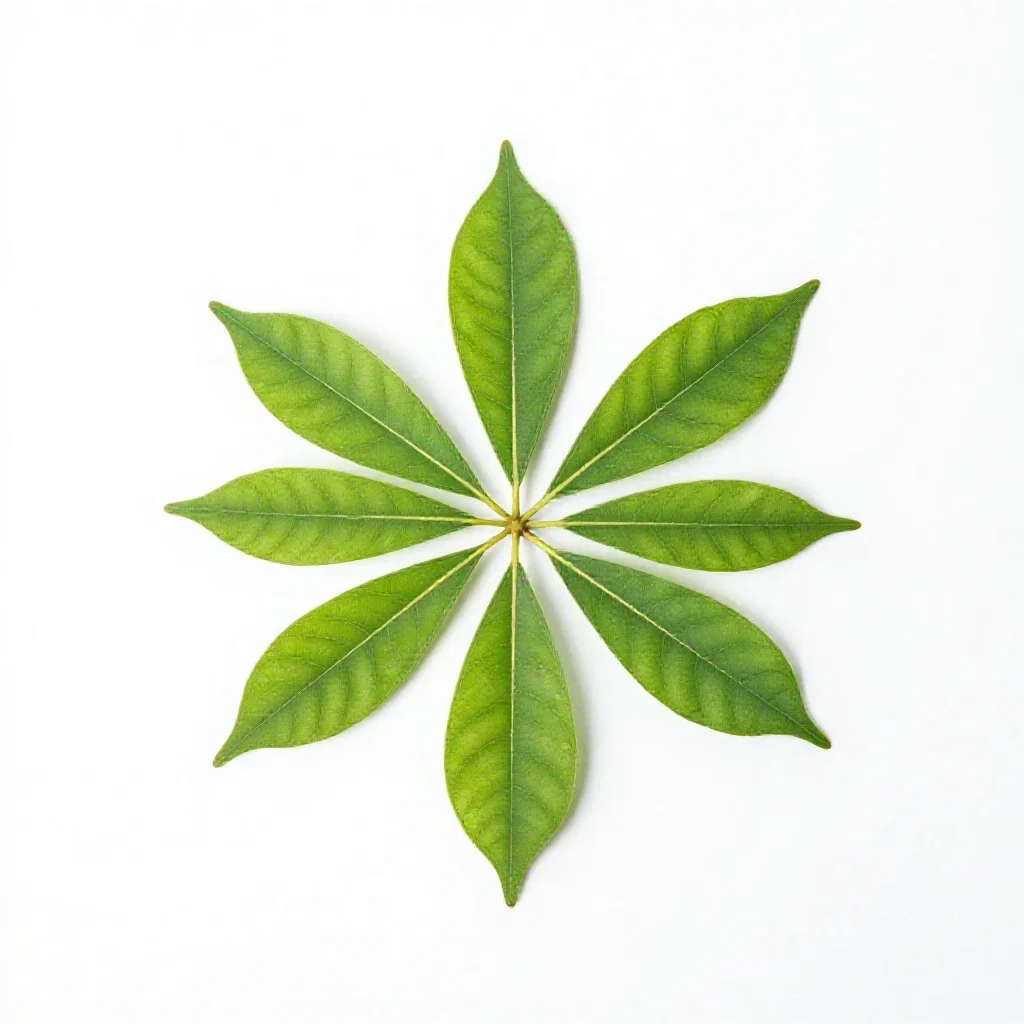 Dipterocarp isolated on a white background