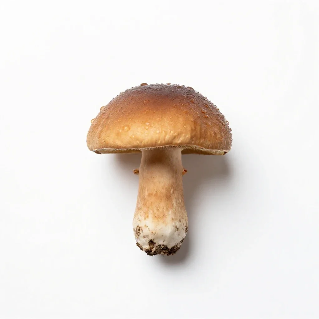 Dwarf chinkapin oak isolated on a white background