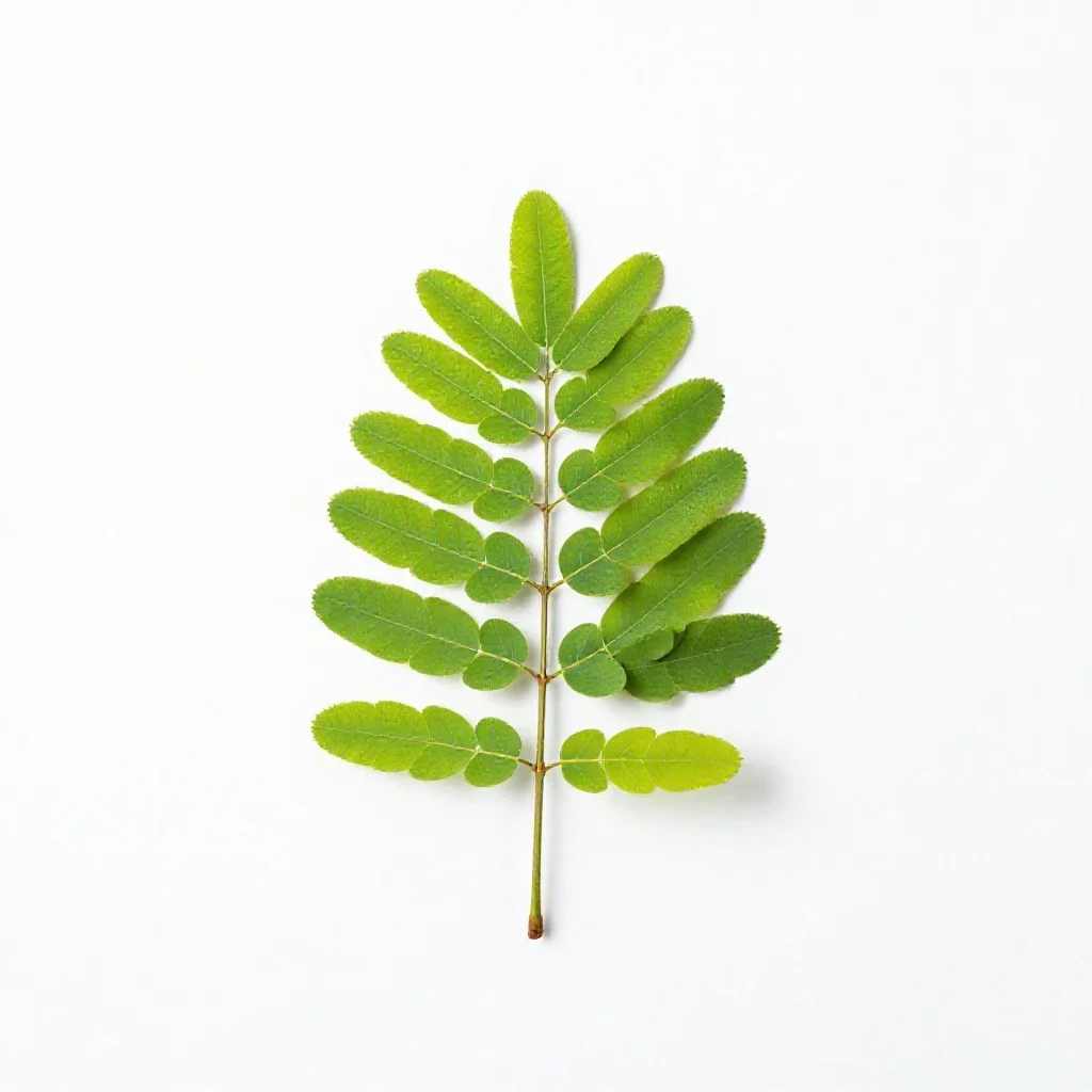 Gliricidia isolated on a white background