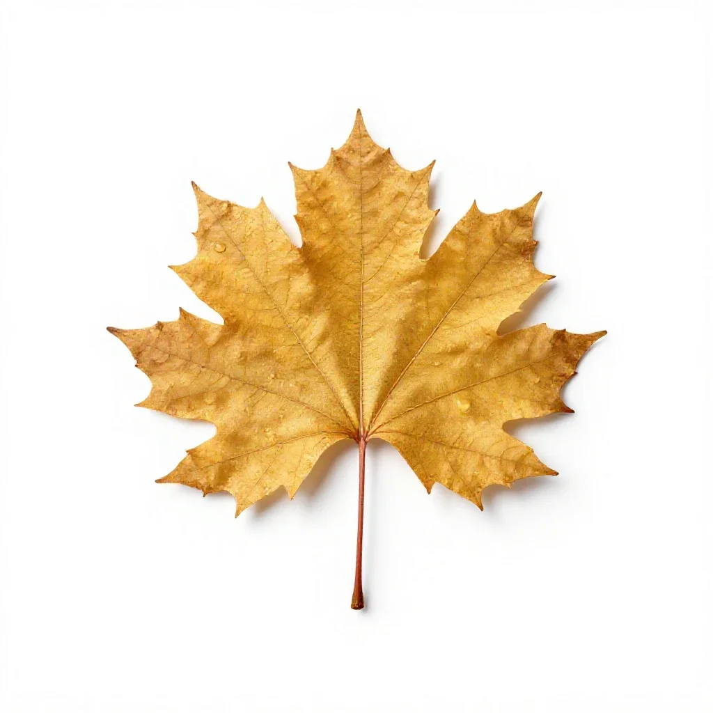 Golden shower tree isolated on a white background