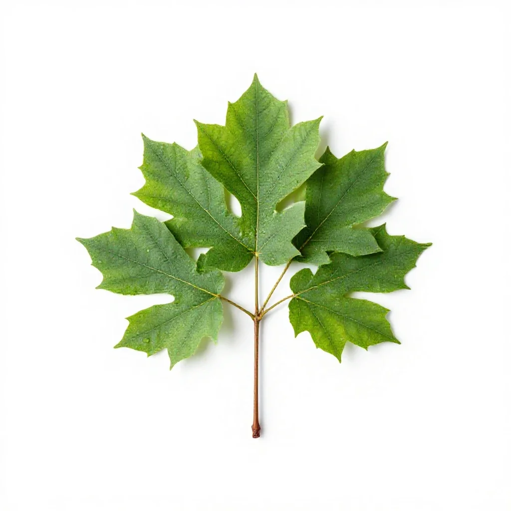Gum tree isolated on a white background