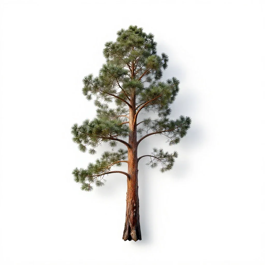 Hard beech isolated on a white background