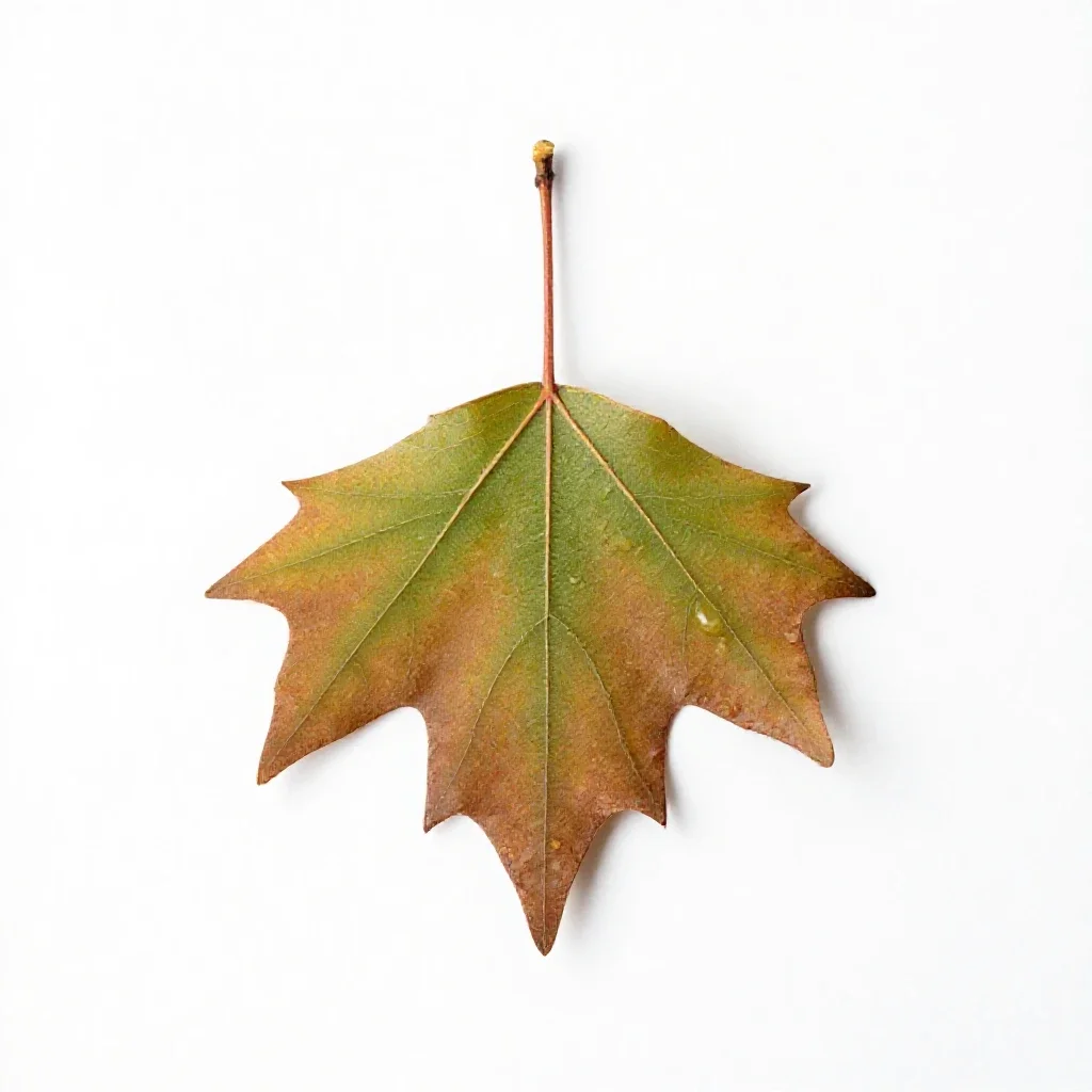 Lacebark isolated on a white background