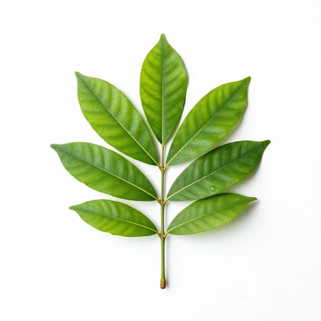 Laurelwood isolated on a white background