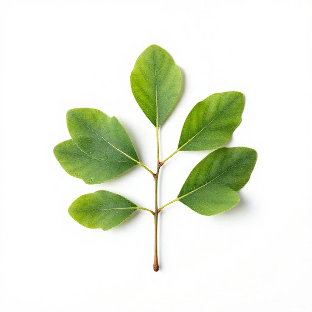 Liquidambar isolated on a white background