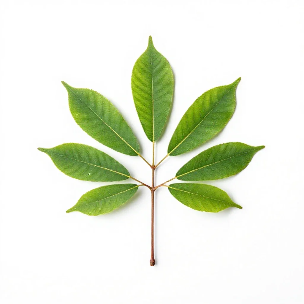 Locust tree isolated on a white background