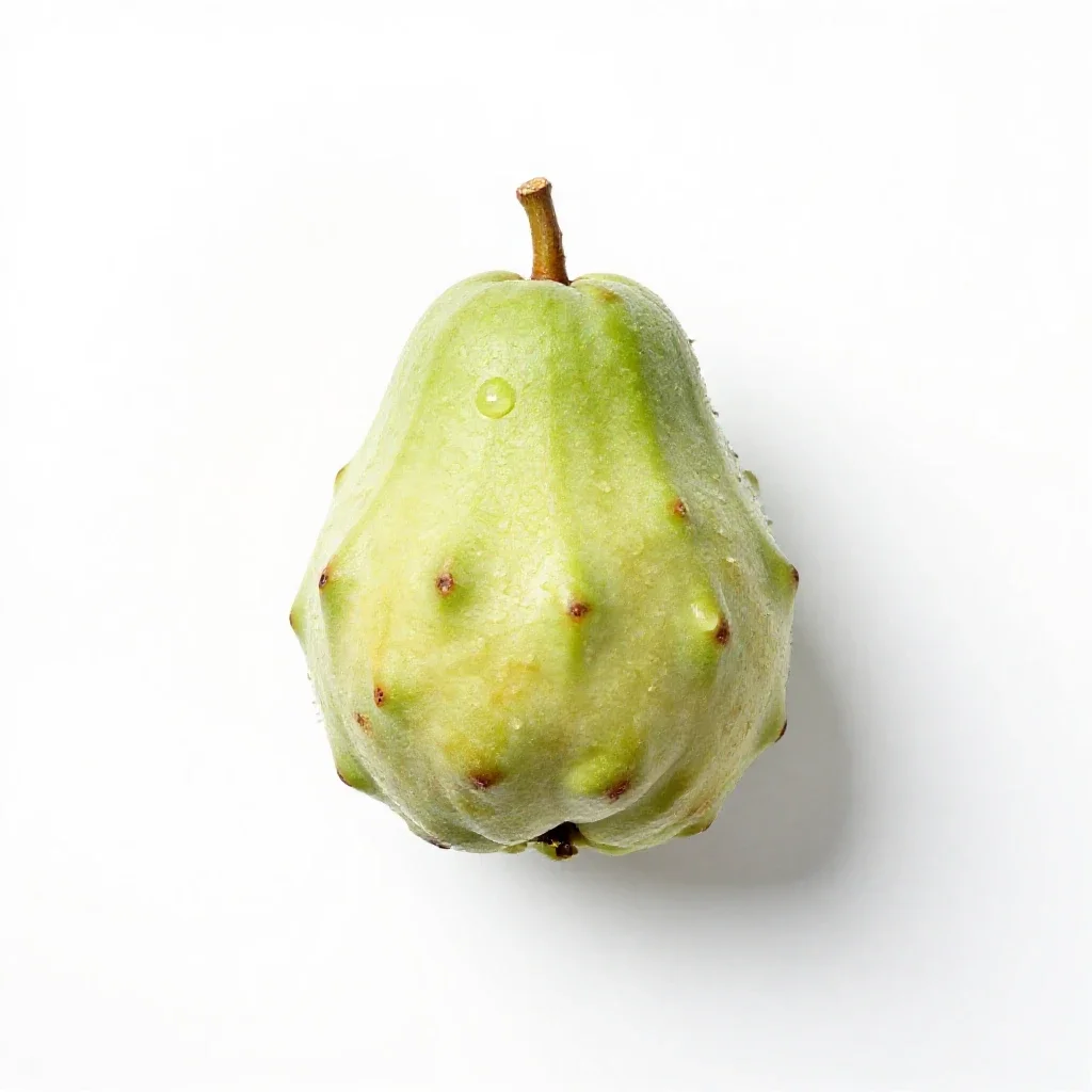 Mammee apple isolated on a white background