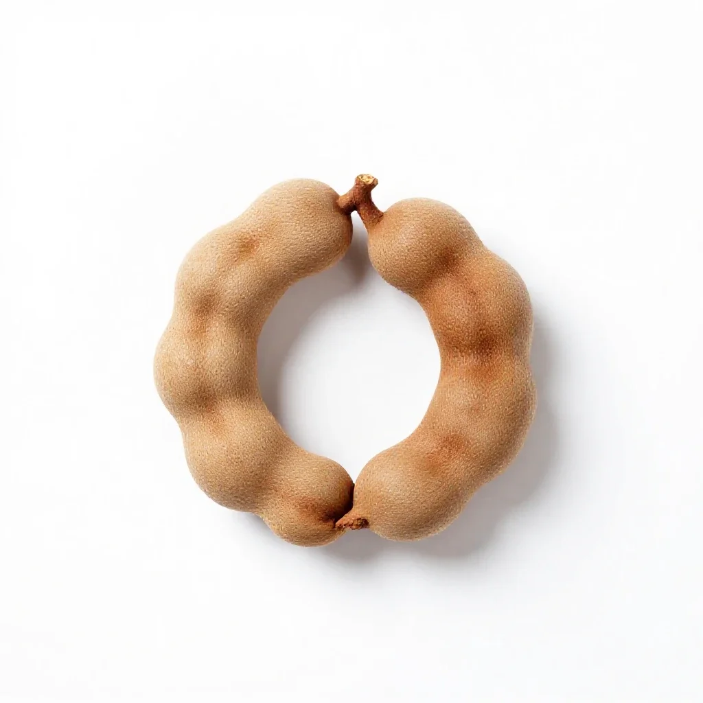 Manila tamarind isolated on a white background
