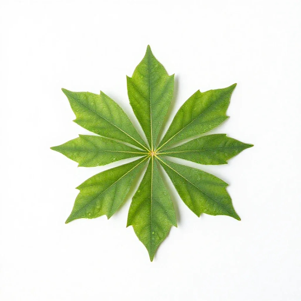Millettia isolated on a white background