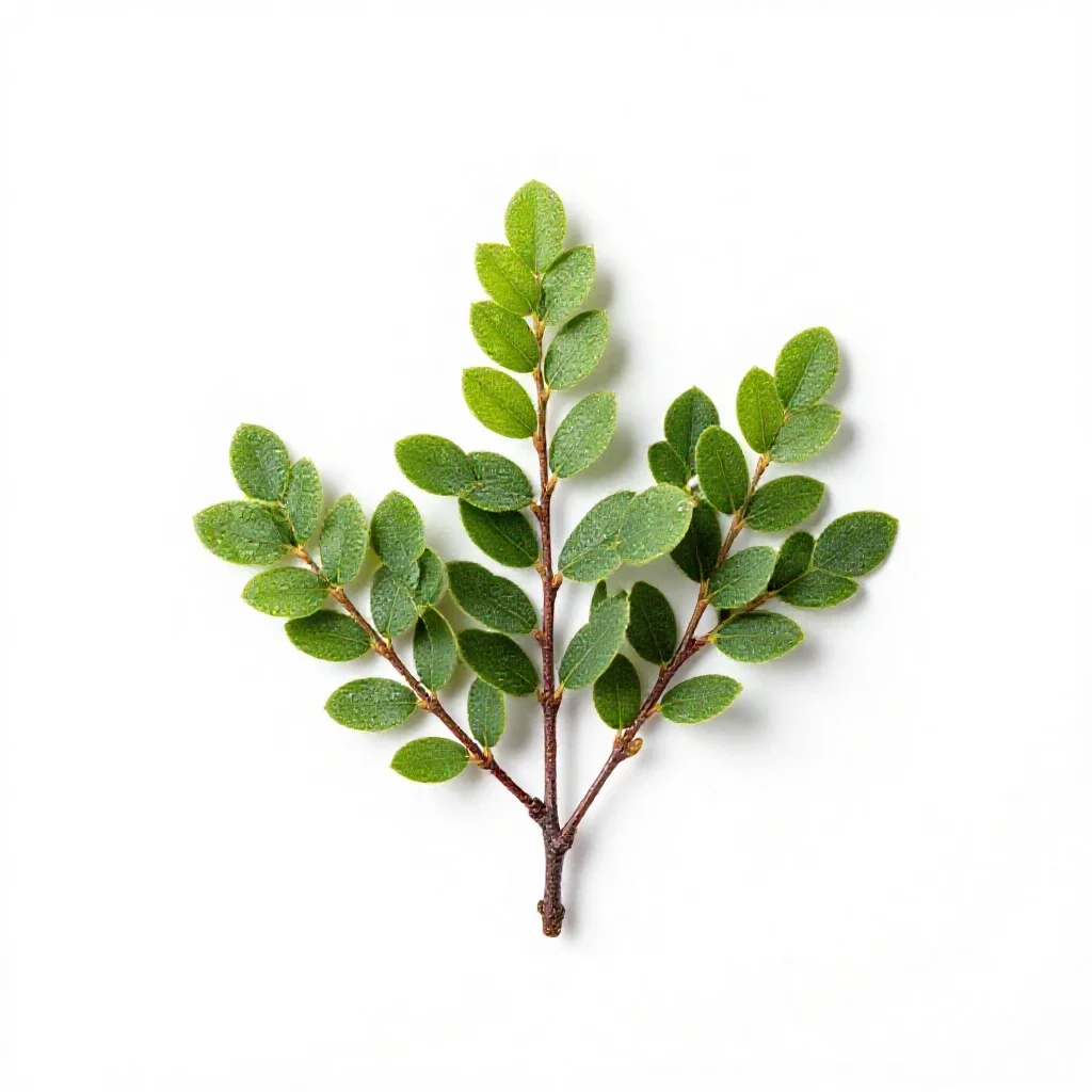 Mountain ash isolated on a white background
