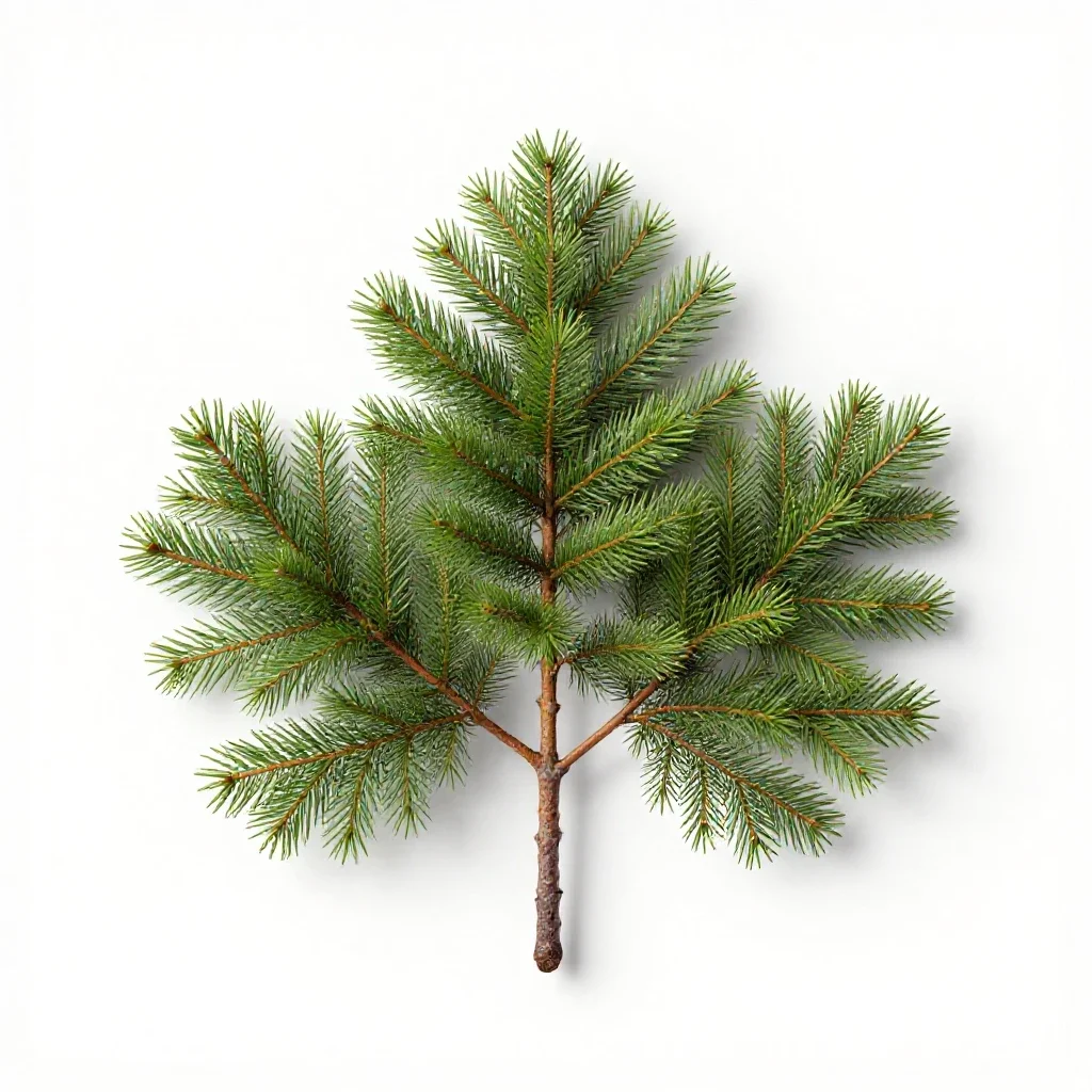 Myrtle beech isolated on a white background