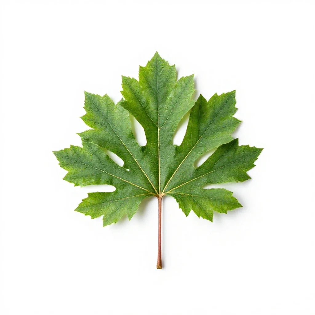 Nitta tree isolated on a white background