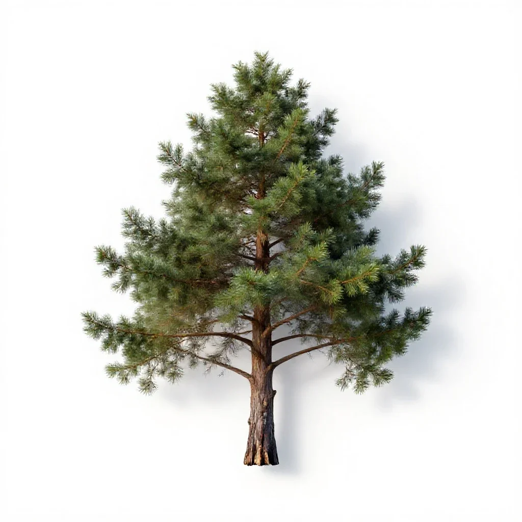 Rauli beech isolated on a white background
