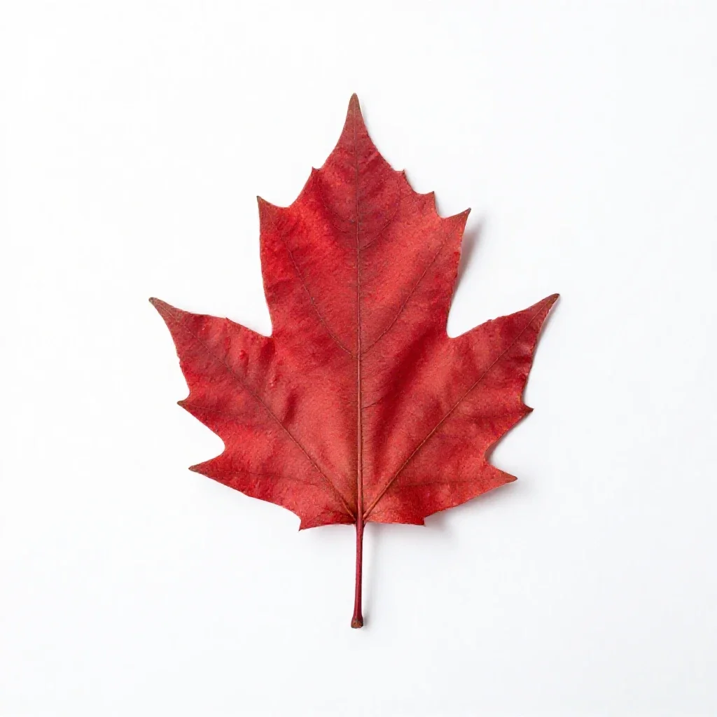 Red lauan isolated on a white background