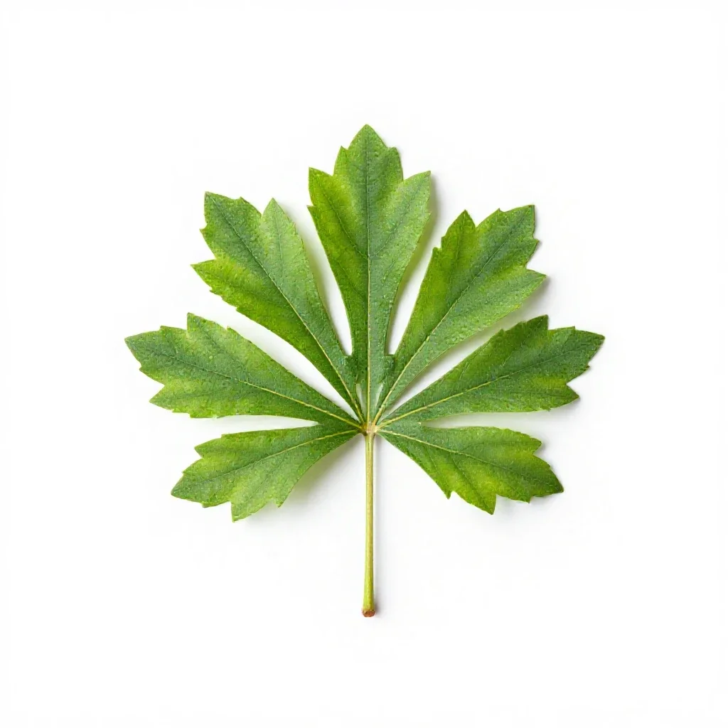 Ribbon tree isolated on a white background