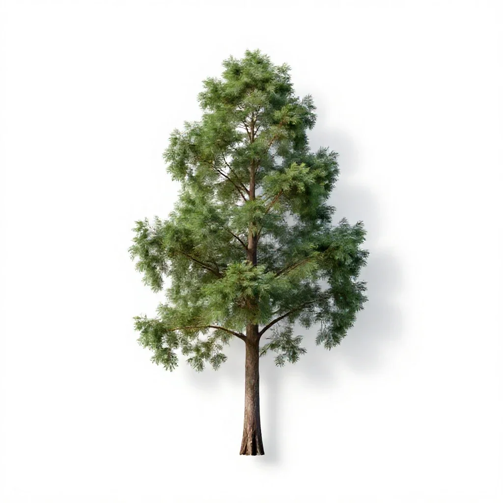 Roble beech isolated on a white background