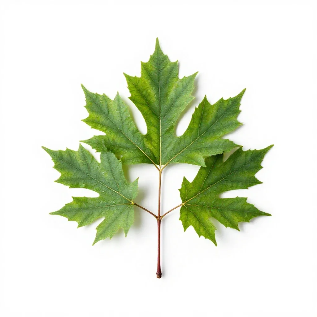 Rock elm isolated on a white background