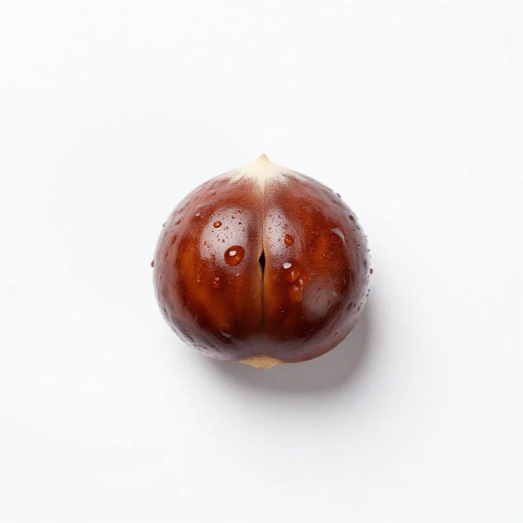 Rose chestnut isolated on a white background