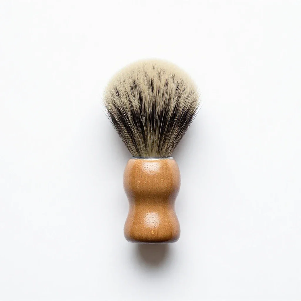 Shaving-brush tree isolated on a white background
