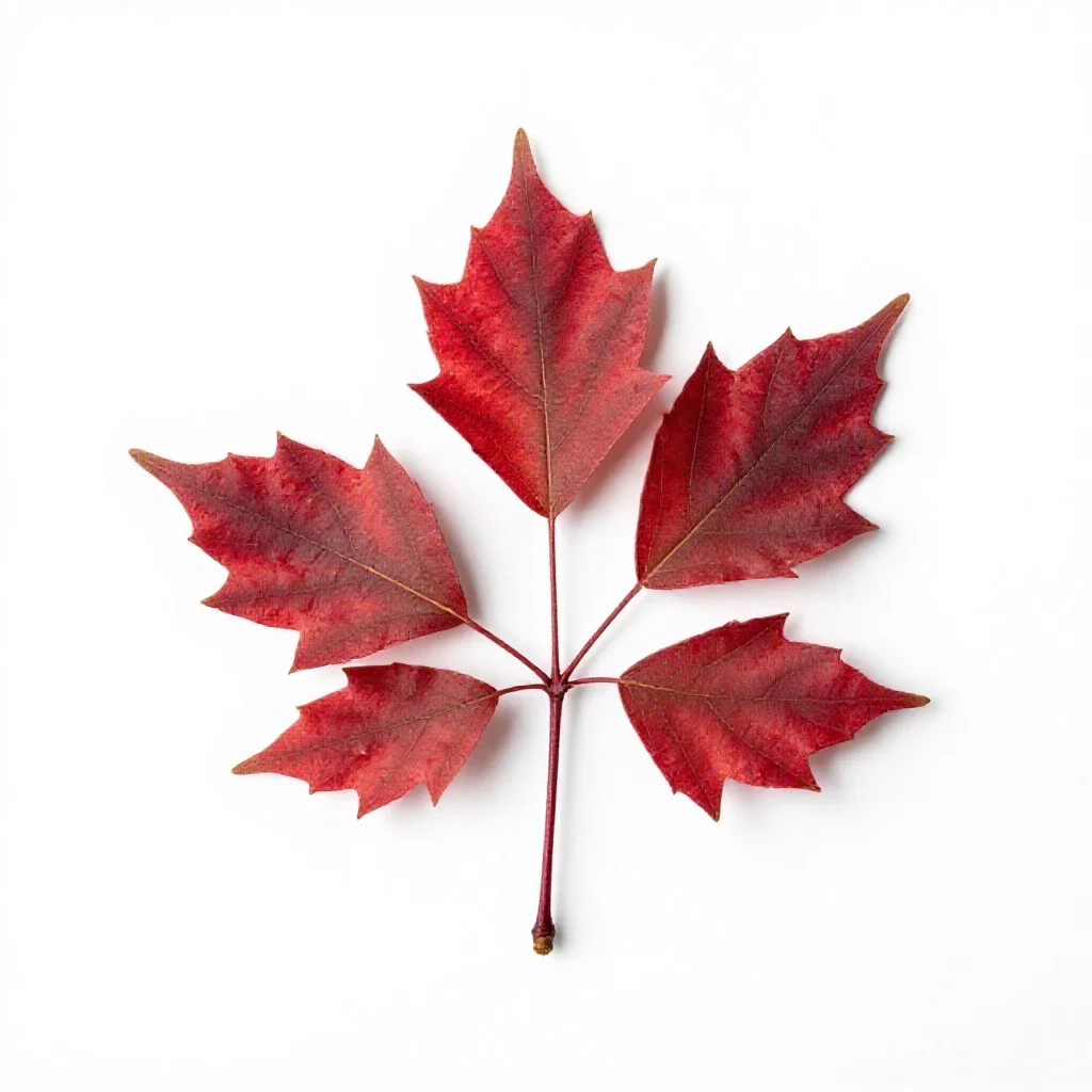 Slippery elm isolated on a white background