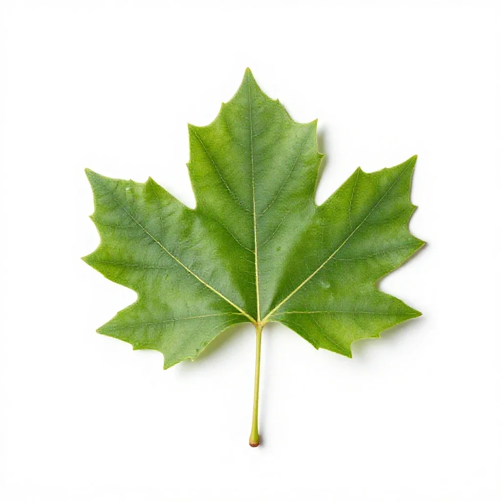 Smooth-leaved elm isolated on a white background