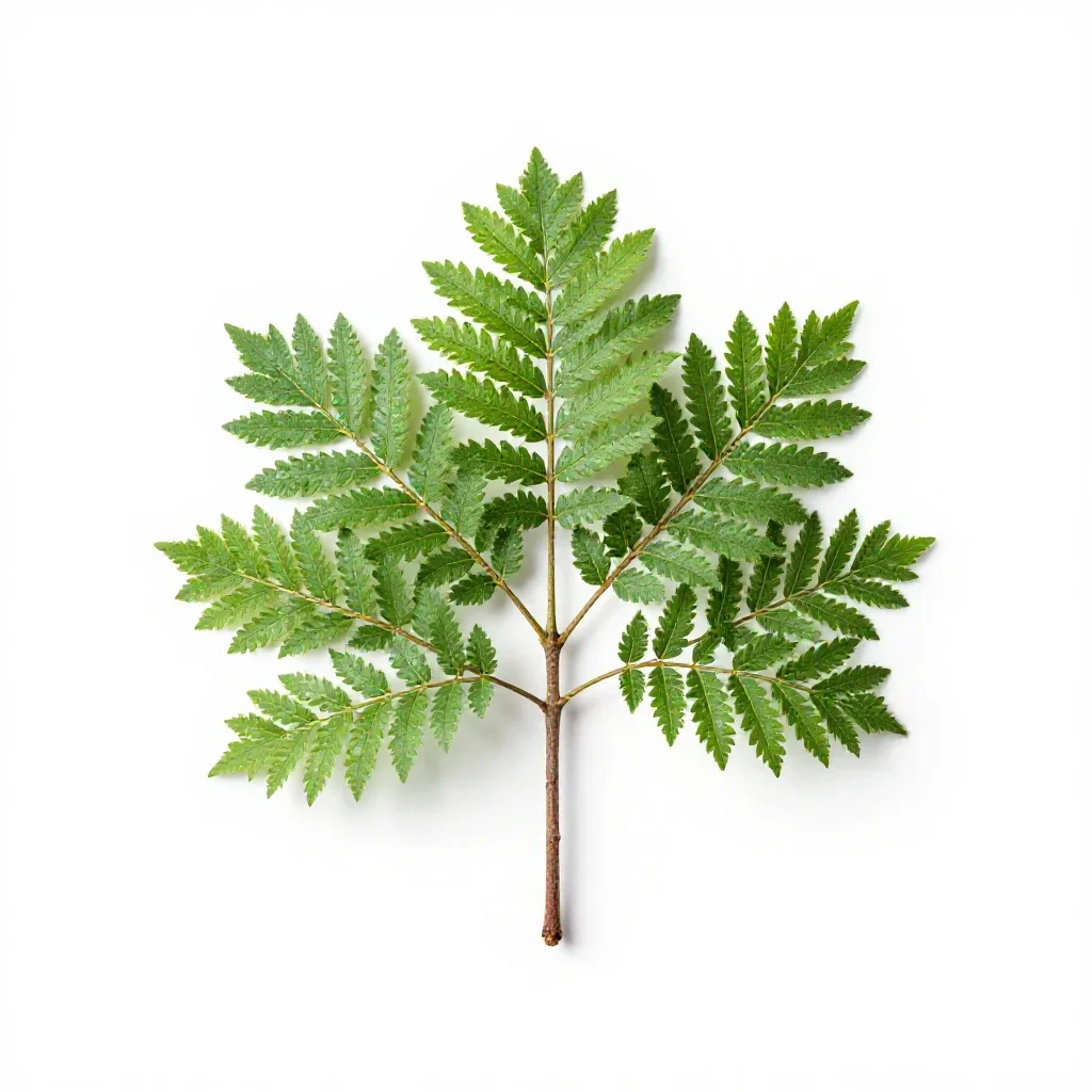 Southern live oak isolated on a white background