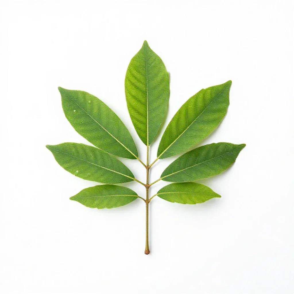 Sterculia isolated on a white background
