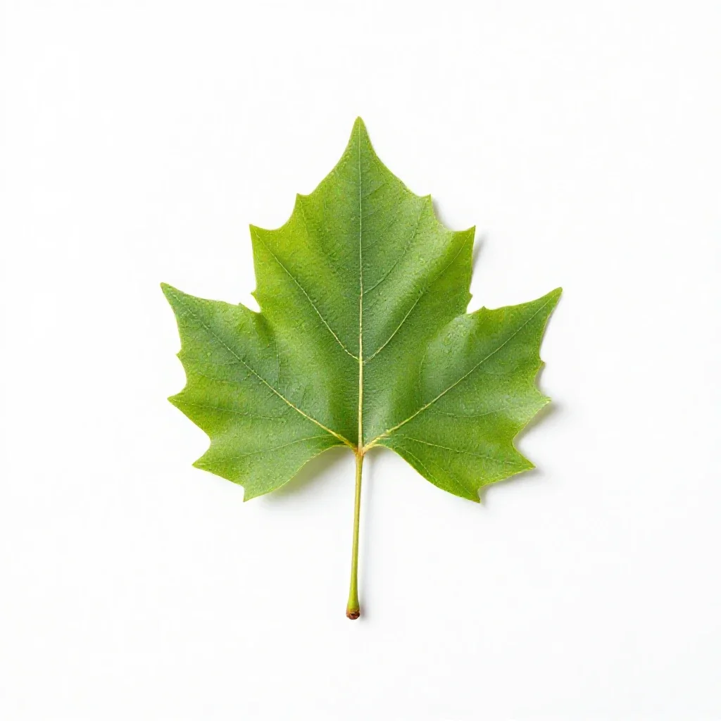 Sycamore isolated on a white background