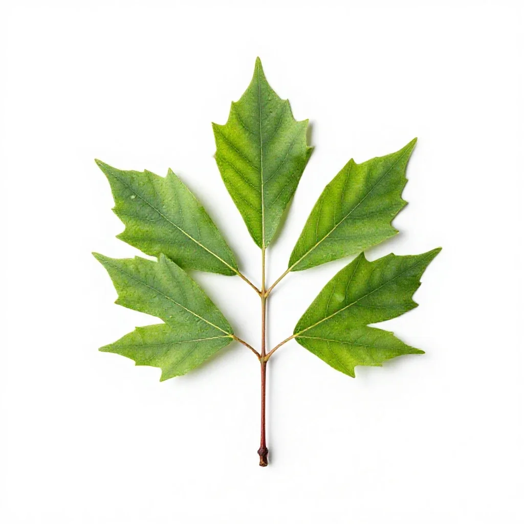 Water elm isolated on a white background