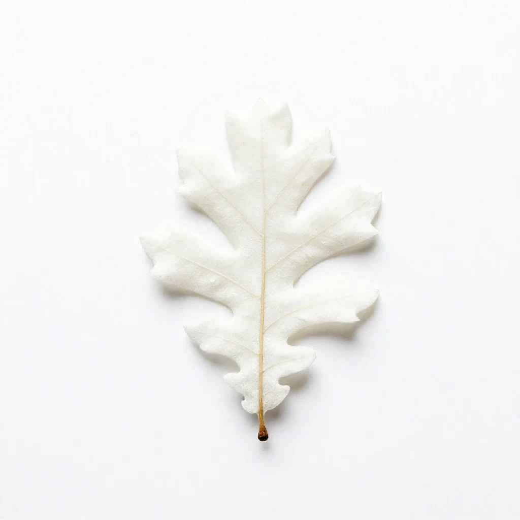 White oak isolated on a white background