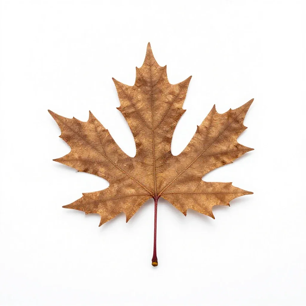 Winged elm isolated on a white background
