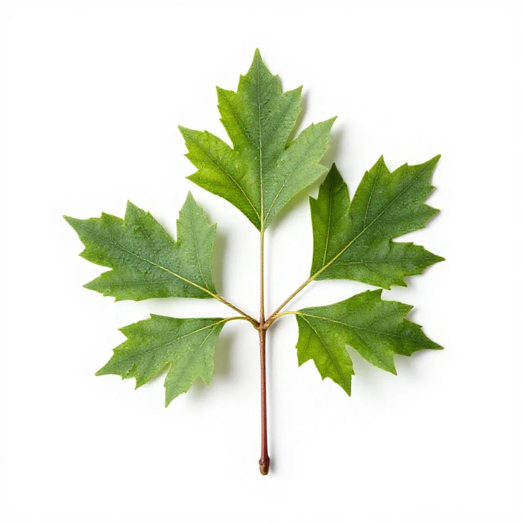 Witch elm isolated on a white background