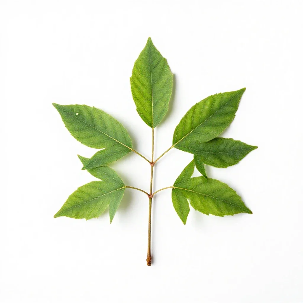 Ash isolated on a white background