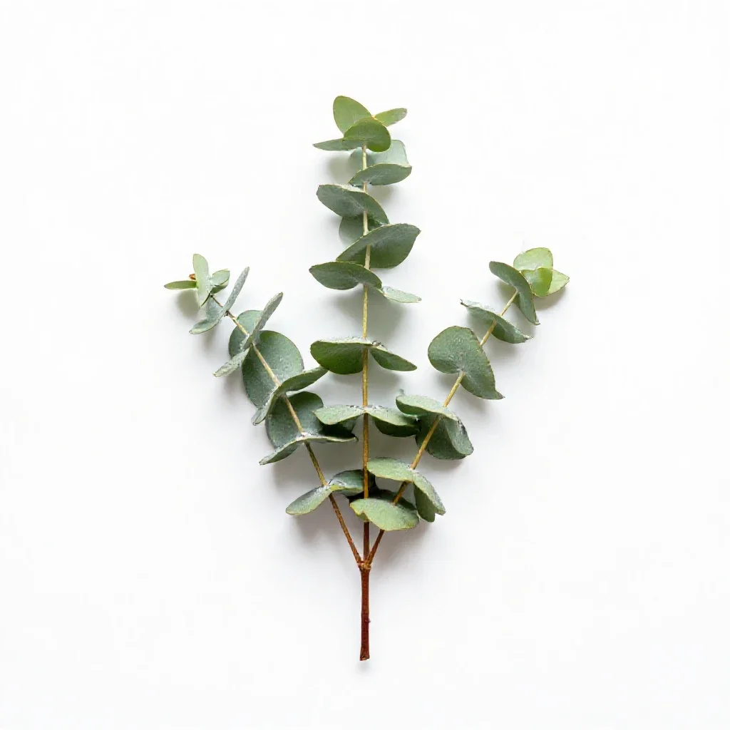 Eucalyptus isolated on a white background