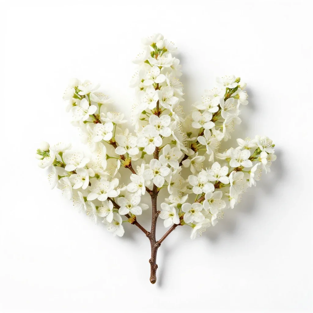 Ice-cream bean isolated on a white background