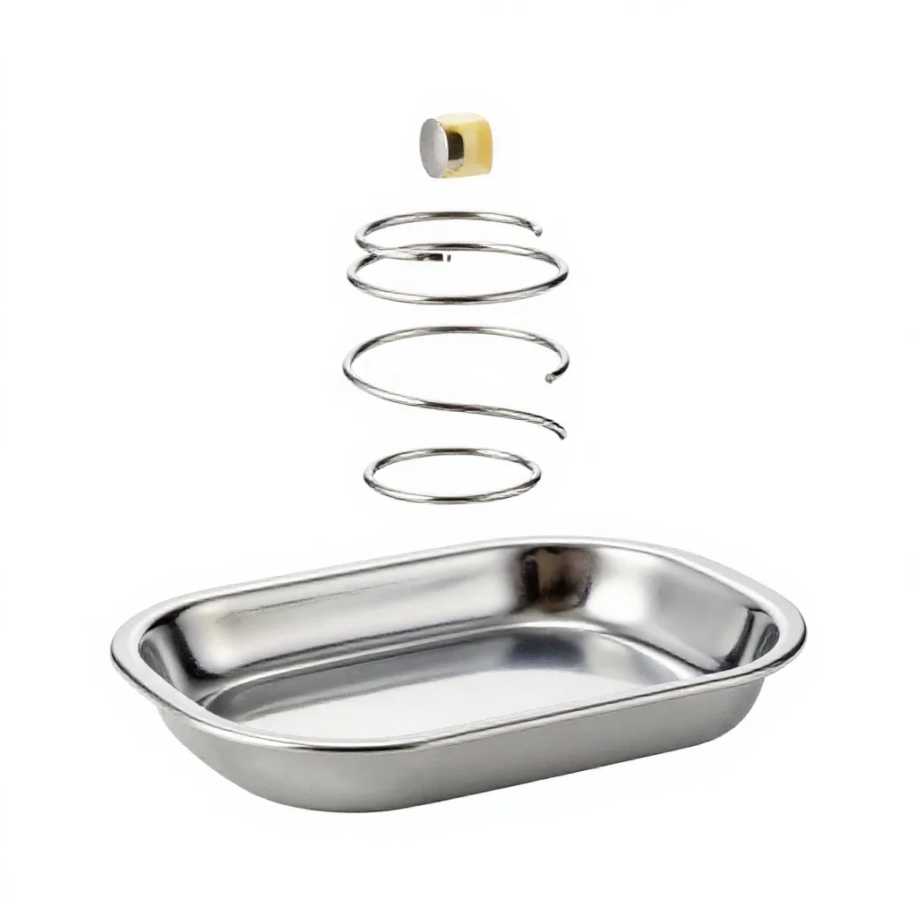 Butter dish isolated on a white background